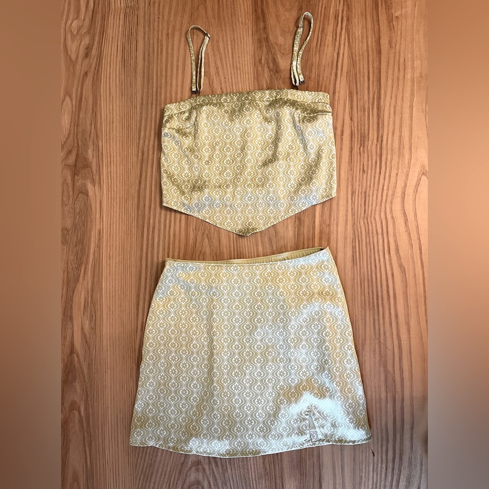 Hollister XS two-piece dress with optional shoulder straps